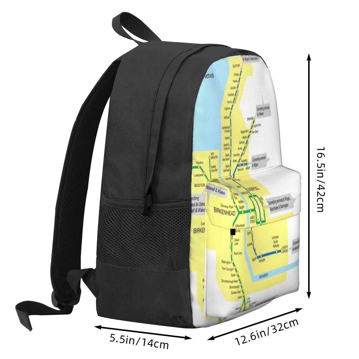 Merseyrail Network Map Backpacks Men's Backpacks Bags For Women Man Bag