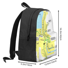 Merseyrail Network Map Backpacks Men's Backpacks Bags For Women Man Bag