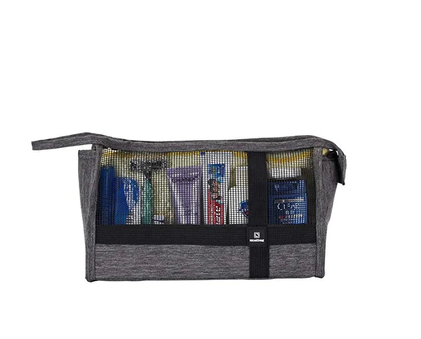 Mesh Wash Bag and Travel Toiletry Pouch
