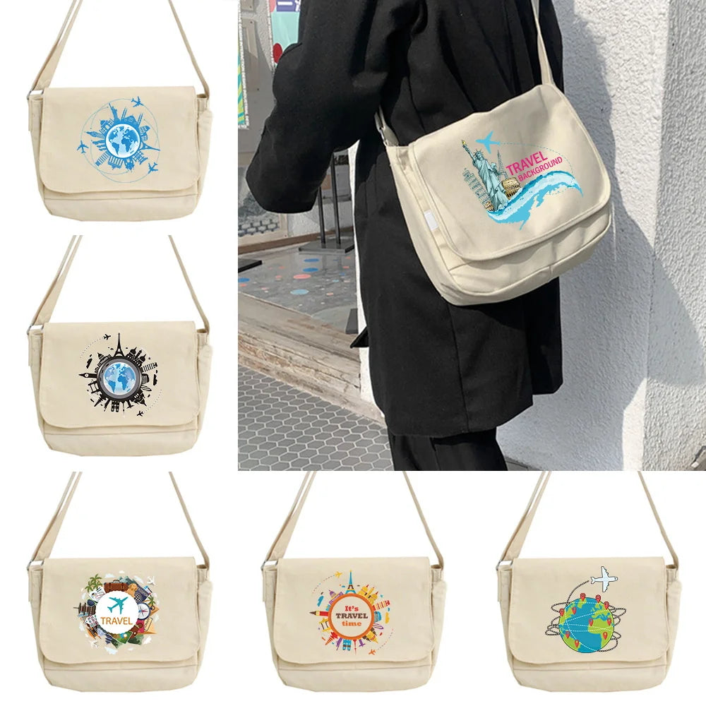 Japanese Messenger Bag Multi-function Currency Leisure Travel Bag