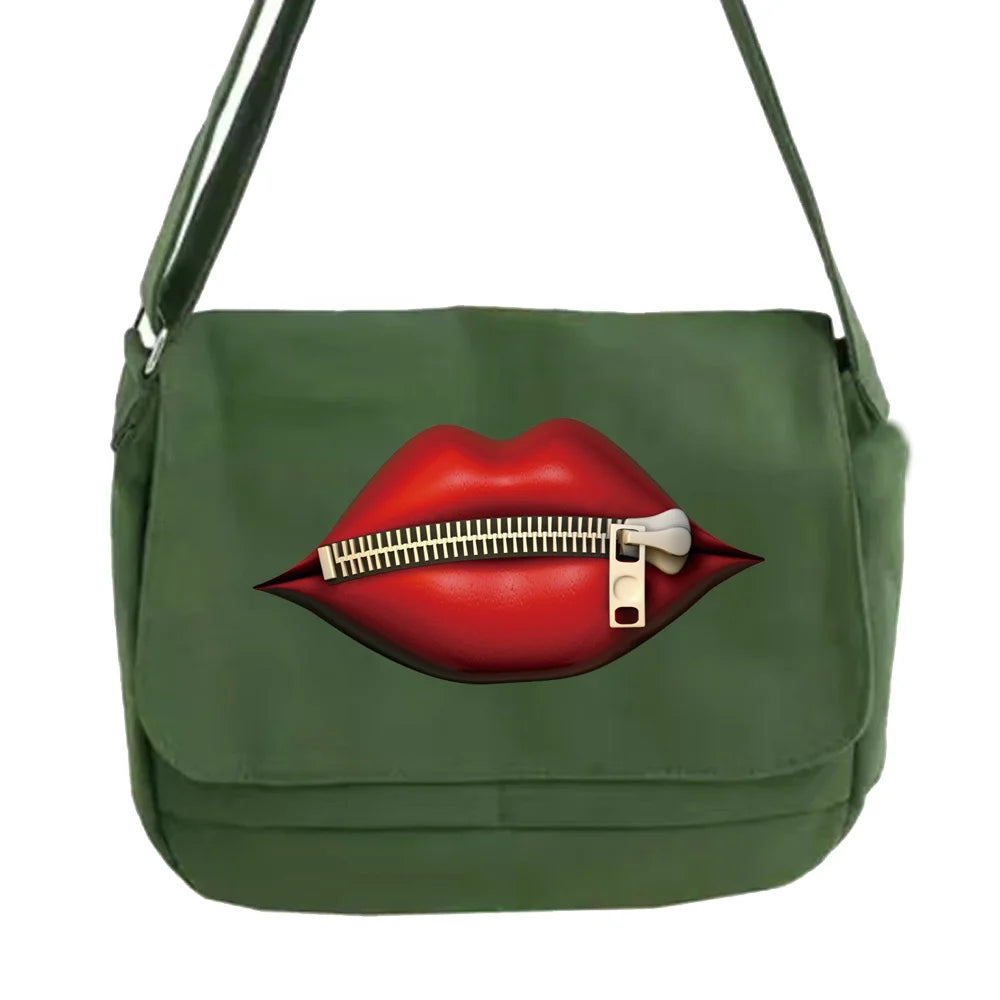 Japanese Retro Messenger Bag Currency Multi-function Shoulder Bag