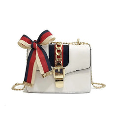 Classic PU Leather Shoulder Bag for Women Small Square Bag Multi-Pocket
