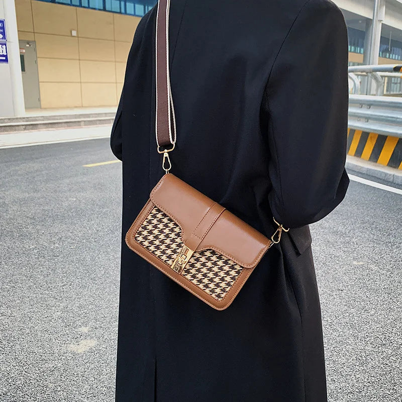 Character Pattern Messenger Bag for Women