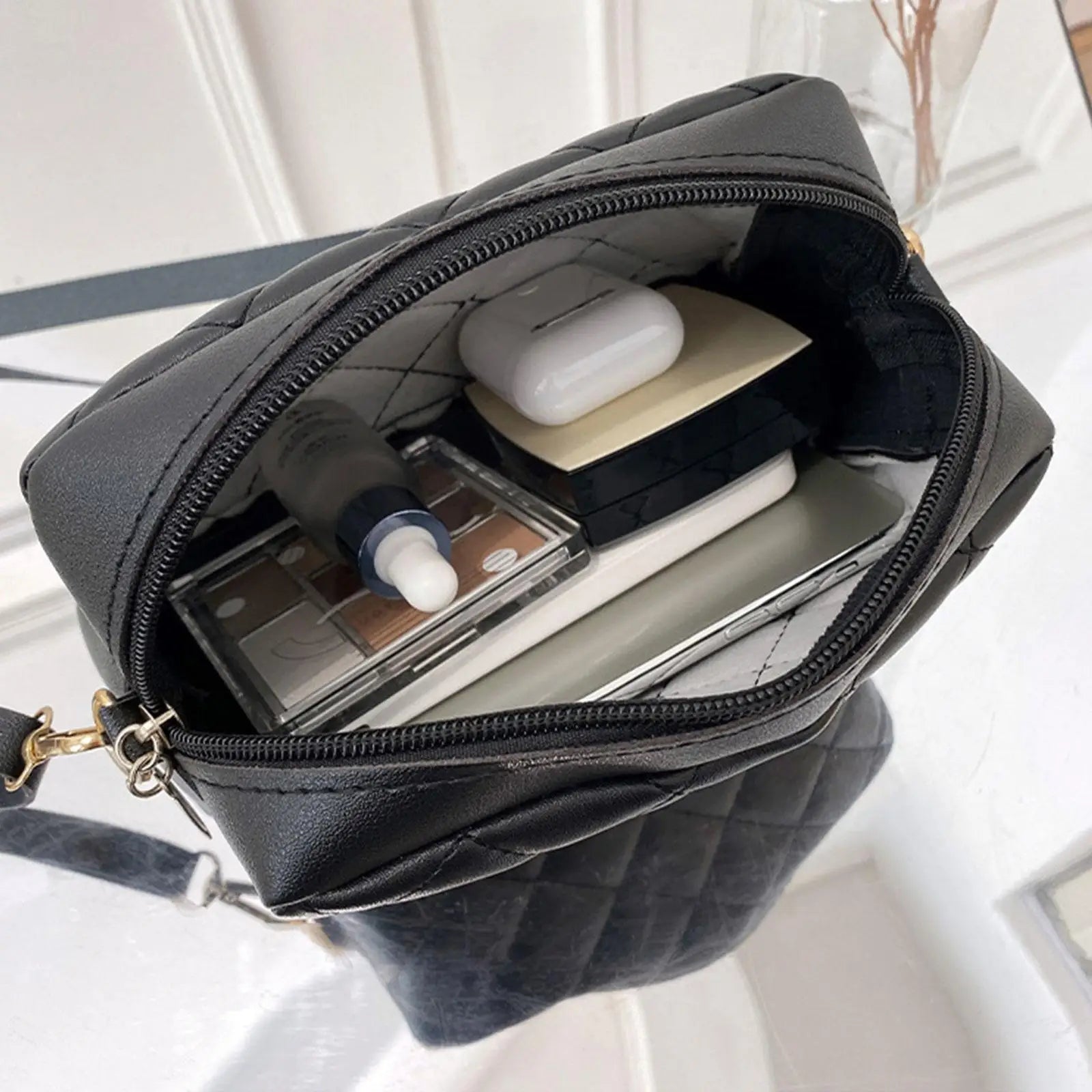 Embroidered Crossbody Bag for Women Camera Shoulder Handbag
