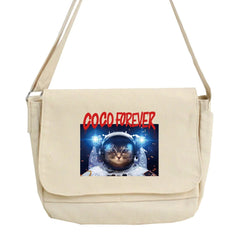 Japanese Astronaut Pattern Messenger Bag