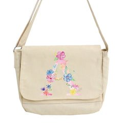 Japanese Style Pink Pattern Messenger Bag