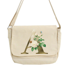 Harajuku Style Golden Flower Messenger Bag