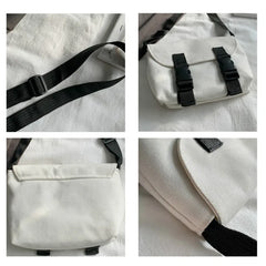 Mini Canvas Satchels Shoulder Bag Women Crossbody Handbag