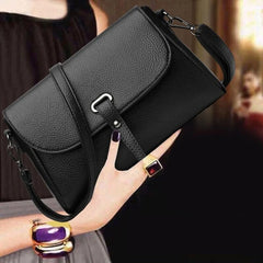 Retro PU Leather Handbag Women Shoulder Totes Vintage Top Handle Bag