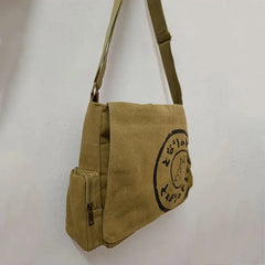 Women's Canvas Messenger Bag Large Tote Crossbody Shoulder Handbag