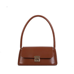 Retro Women Shoulder Bags Flap Leather Crossbody Bags Underarm Bag