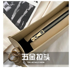 Retro Women Shoulder Bags Flap PU Leather Casual Solid Crossbody Bags