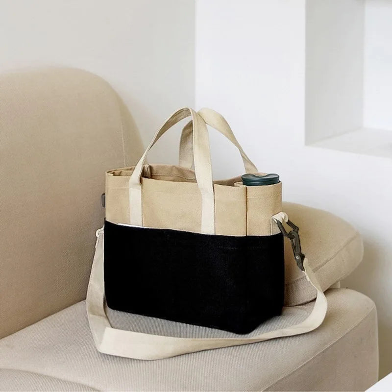 Canvas Messenger Bag Casual School Bag