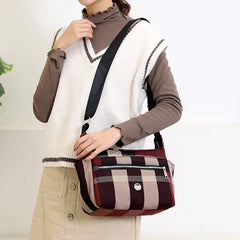 Light Waterproof Nylon Single Shoulder Bag for Women
