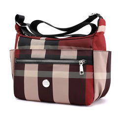 Light Waterproof Nylon Single Shoulder Bag for Women