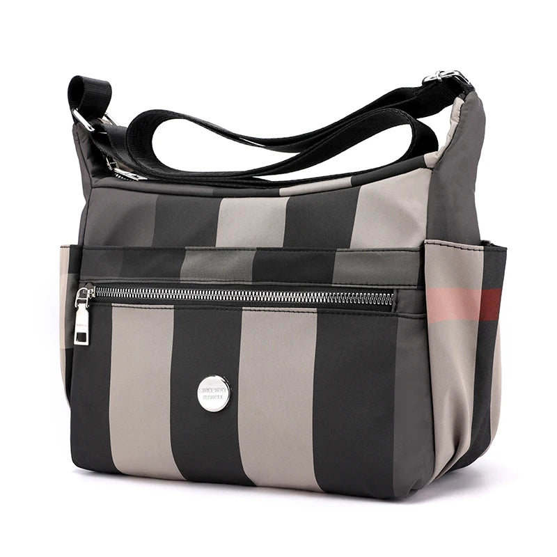 Light Waterproof Nylon Single Shoulder Bag for Women