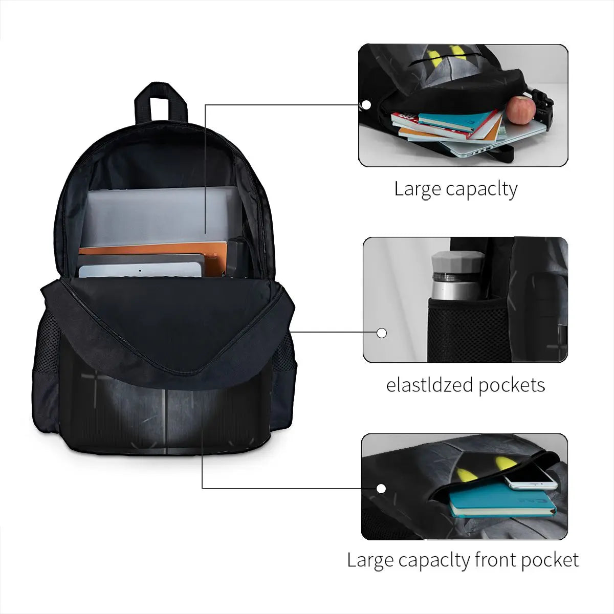 Meta Knight Mask Backpacks Men Women Manga Man Girl Backpack