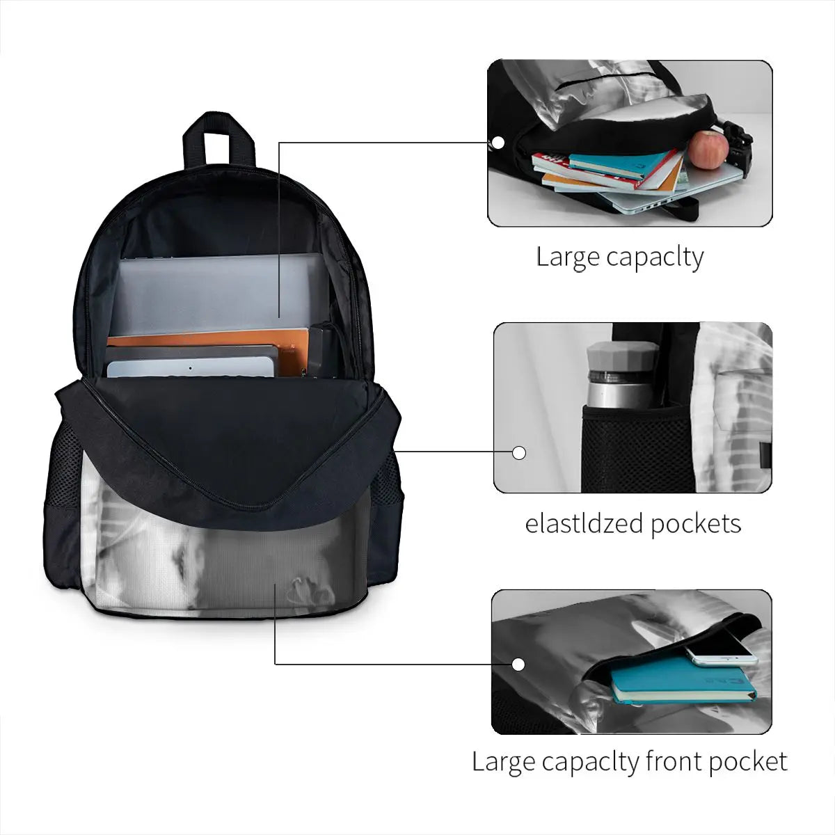 Mewgulf 2 Backpacks Men's Backpacks Bags For Women Summer Male Backpack