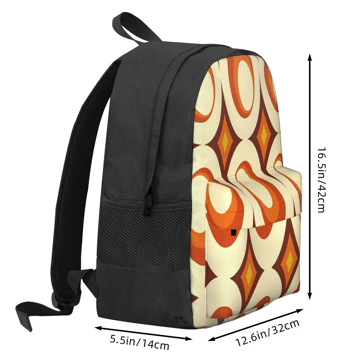 Mid-Century Modern 3 Crescent 2 Backpacks for Men and Women