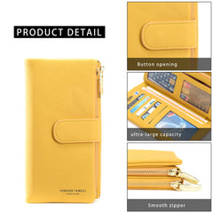 Women's Mid-Length Handbags with Zipper Buckle Closure