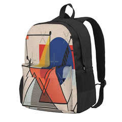 Midcentury Modern Abstraction Backpacks Men's & Women's Anime Bag