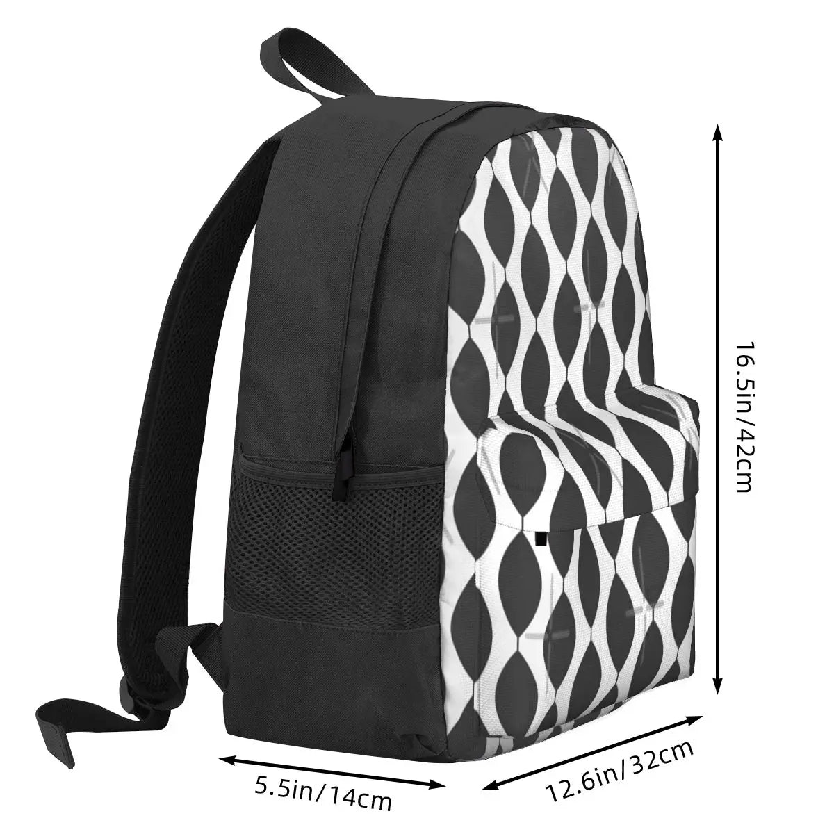 Midcentury Modern Waves Backpack