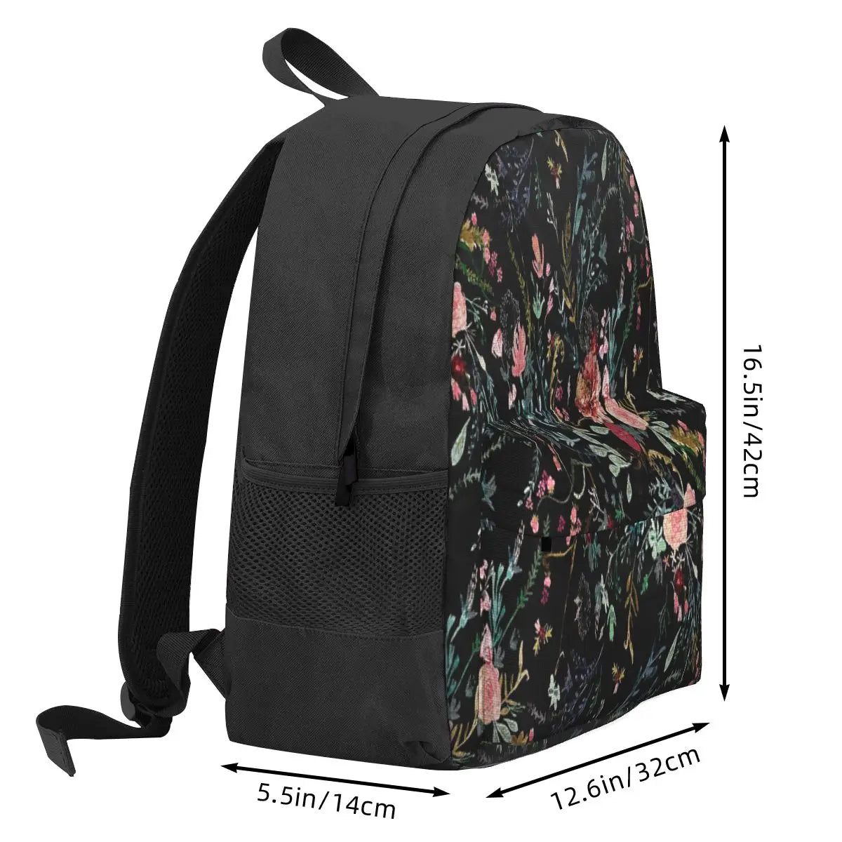 Midnight Floral 3 Backpacks Men's Backpacks Bags For Women Retro Kids