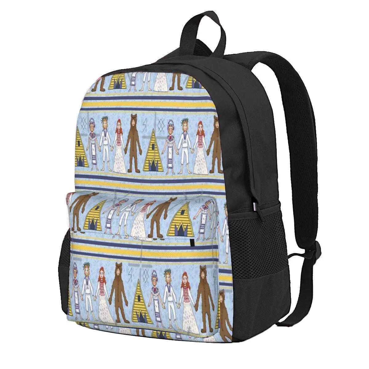 Midsommar Pattern 2 Backpacks Men's Backpacks Bags For Women Schoolbag