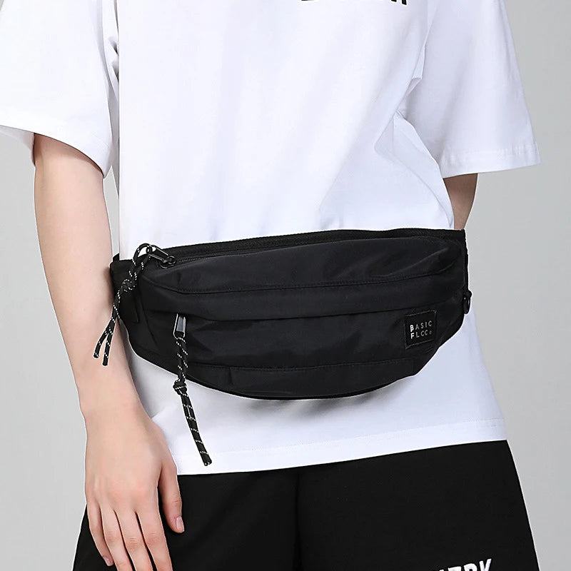 Mihaivin Nylon Waist Bag Fanny Pack Belt Bags Travel Waist Pack