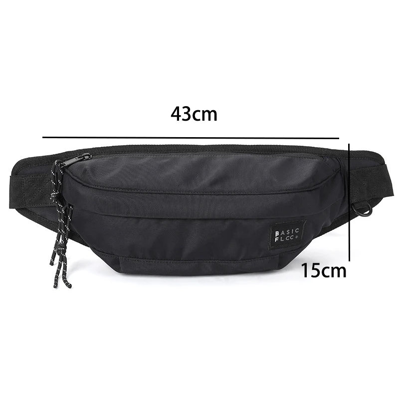 Mihaivin Nylon Waist Bag Fanny Pack Belt Bags Travel Waist Pack