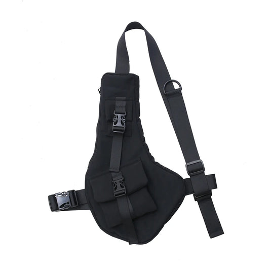 Tactical Chest Bag Hip-Hop Crossbody Pack Unisex Street Style Waist Bag