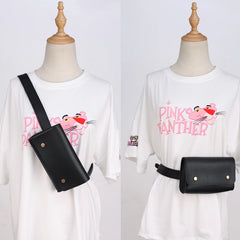 Women Waist Bag PU Leather Waist Pack For Female Girl Travel Belt Bag