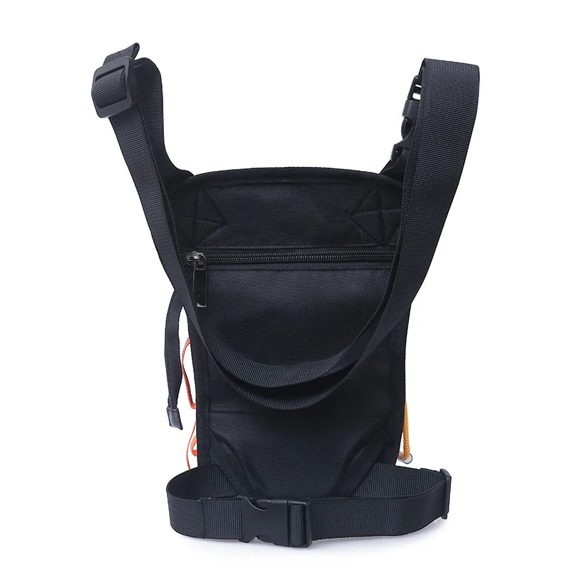 Men Canvas Drop Leg Bag Canvas Fanny Pack Waist Belt Bags Military Travel