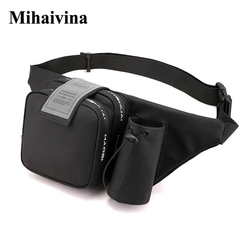 Waterproof Oxford Men's Chest Fanny Pack Waist Bags