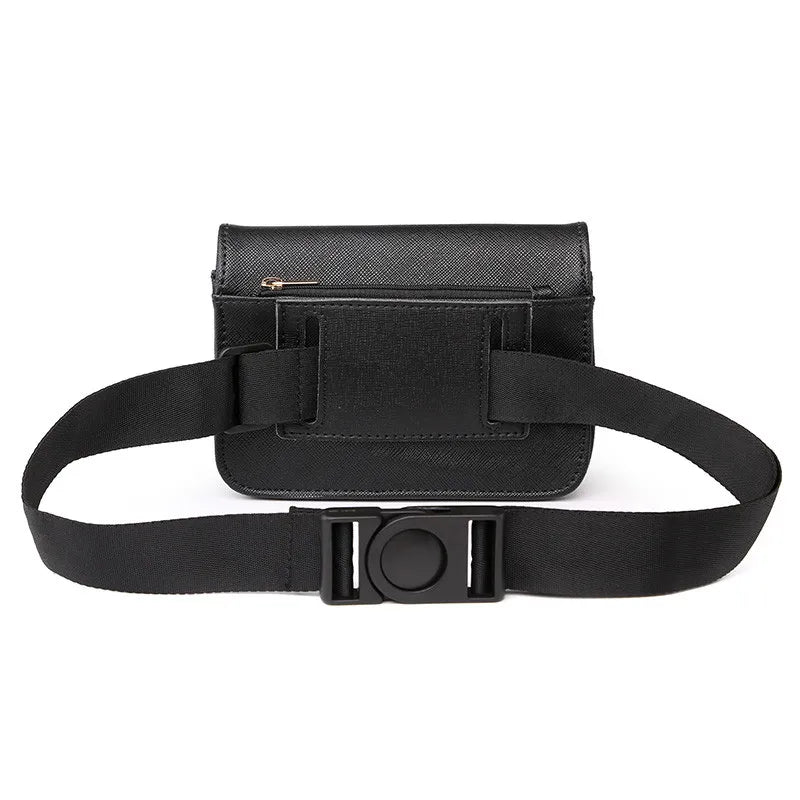 Leather Waist Pack Hip Belt Bum Pouch Men Bag