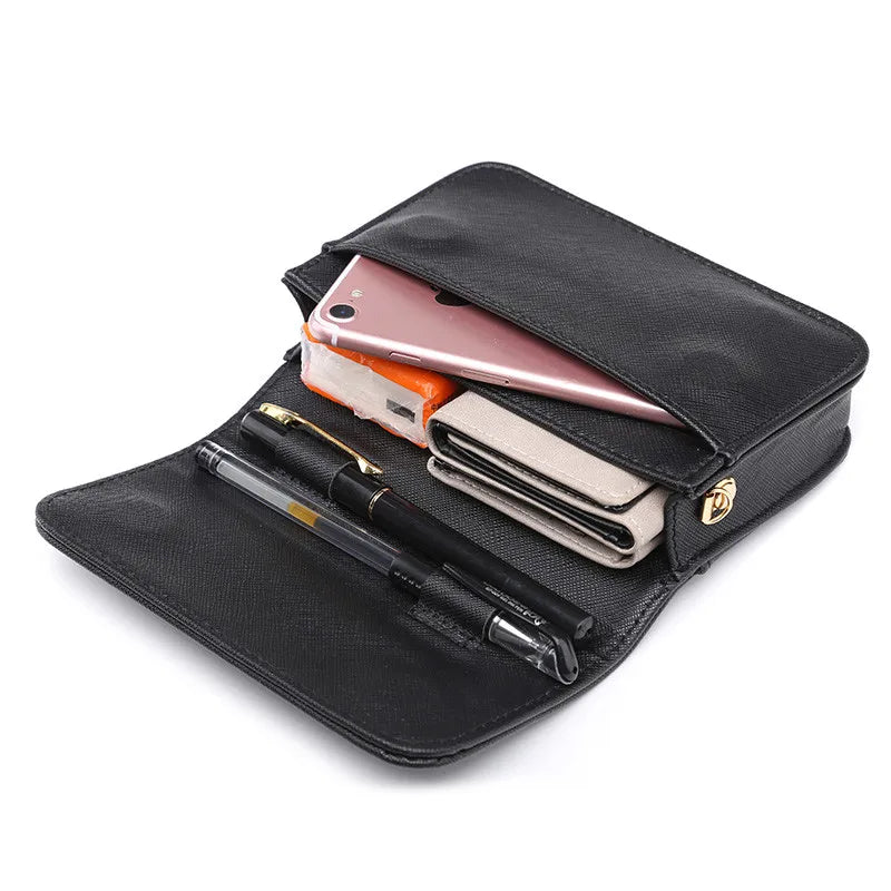 Leather Waist Pack Hip Belt Bum Pouch Men Bag