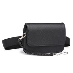 Leather Waist Pack Hip Belt Bum Pouch Men Bag