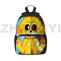 3D Los Compa Zipper Bookbag for Teen Girls