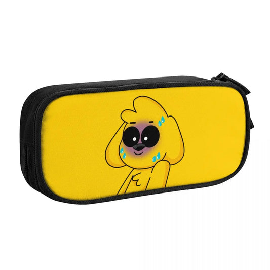 Anime Zipper Pen Bag School Stationery Holder Organizer