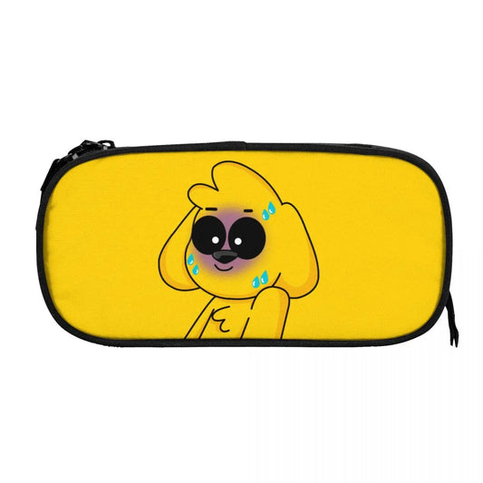 Anime Zipper Pen Bag School Stationery Holder Organizer