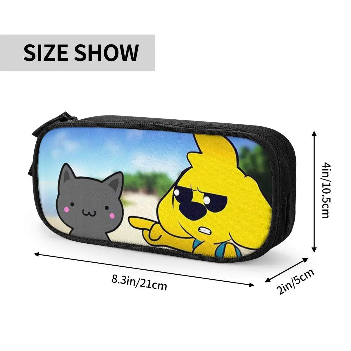 Anime Zipper Pen Bag Student Gift