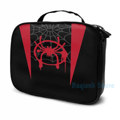 Miles Morales USB Charge Backpack School Travel Laptop Bag