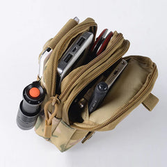 Military Molle Pouch Waist Bag Camo Waterproof Nylon Multifunction