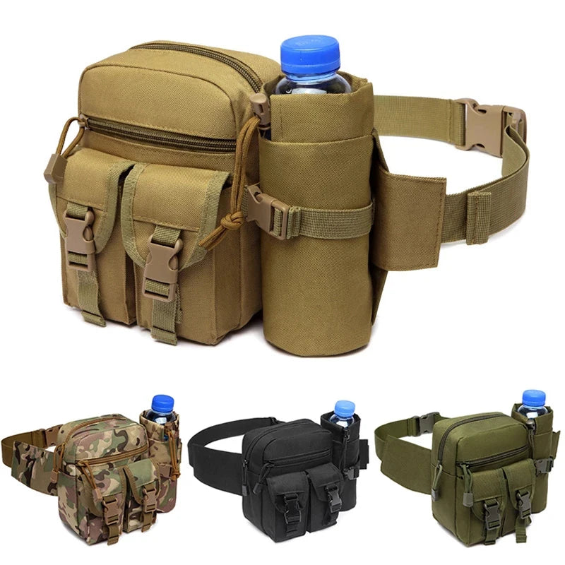 Tactical Waterproof Waist Fanny Pack Hip Shoulder Crossbody Bag