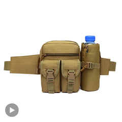 Tactical Waterproof Waist Fanny Pack Hip Shoulder Crossbody Bag