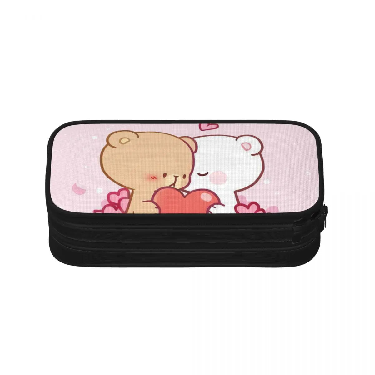 Milk And Mocha Pen Box Zipper Bag