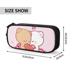 Milk And Mocha Pen Box Zipper Bag