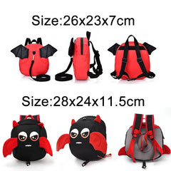 Mini Backpack Anti-lost Toddler Backpack Kindergarten School Bag Cartoon Angel