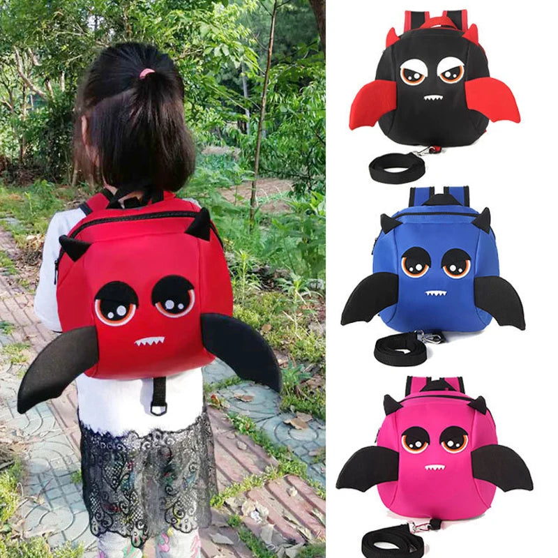 Mini Backpack Anti-lost Toddler Backpack Kindergarten School Bag Cartoon Angel