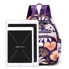 Mini Backpack Crossbody Bag Flowers Plants Women Shoulder Purse